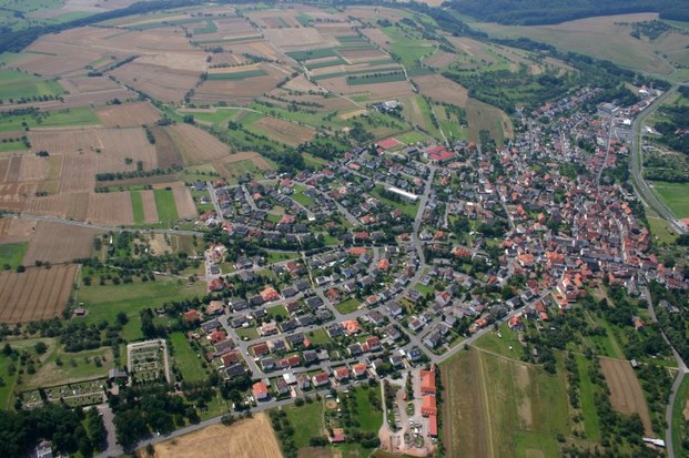 Luftbild von Eschau